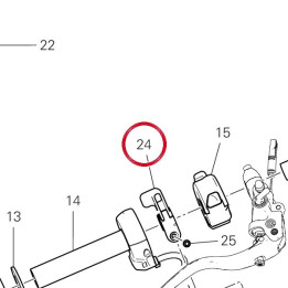 Levier de verrouillage — réf. 455P0972AA | Ducati Store