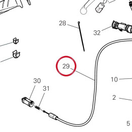 Câble bowden 73211352B — réf. 73211352B | Ducati Store