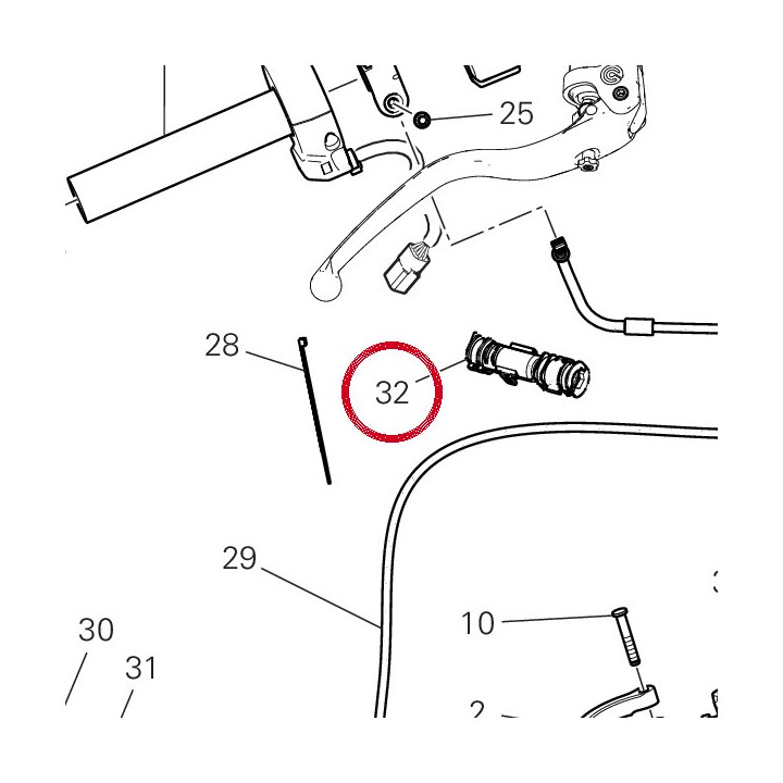 Support 4601T781B — réf. 4601T781B | Ducati Store
