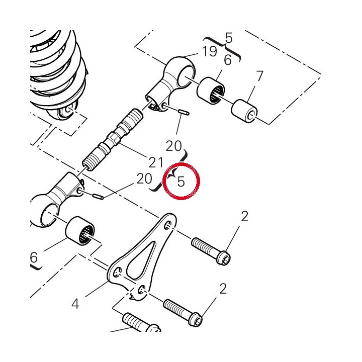 Tirant 37222591AA — réf. 37222592AA | Ducati Store