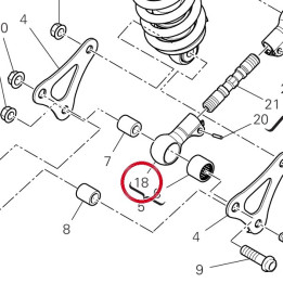 Tirant devant 37222571AA — réf. 37222571AA | Ducati Store