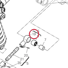 Tirant arrière 37222581AA — réf. 37222581AA | Ducati Store