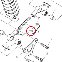Goupille 86050701A — réf. 86050701A | Ducati Store
