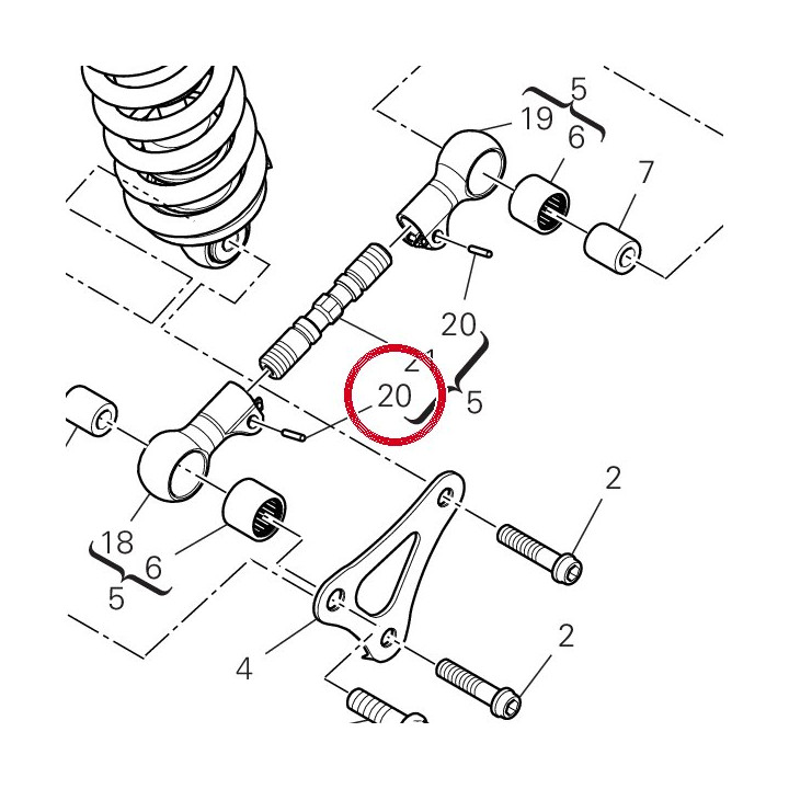 Goupille 86050701A — réf. 86050701A | Ducati Store