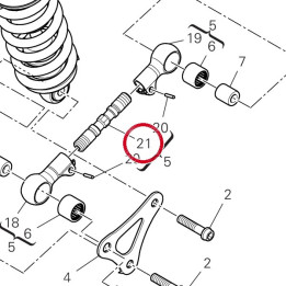 Tige 37212591AA — réf. 37212591AA | Ducati Store