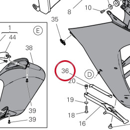 Reflechissant la chaleur — réf. 46017421A | Ducati Store
