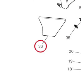 Panneau insonorisant droit — réf. 48611411A | Ducati Store