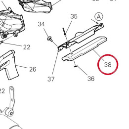 Panneau insonorisant — réf. 48611381B | Ducati Store