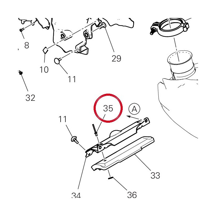 Rivet arrachage 73640401A — réf. 73640401A | Ducati Store