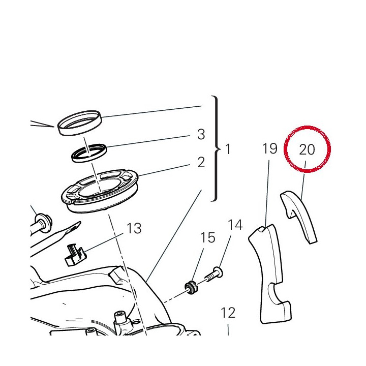 Panneau absorbant le son — réf. 48611351A | Ducati Store