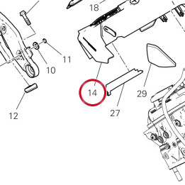 Cache culasse arrière — réf. 4601P642A | Ducati Store
