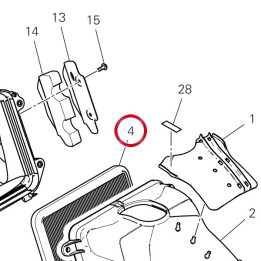 Filtre à air 42610672A — réf. 42610673A | Ducati Store