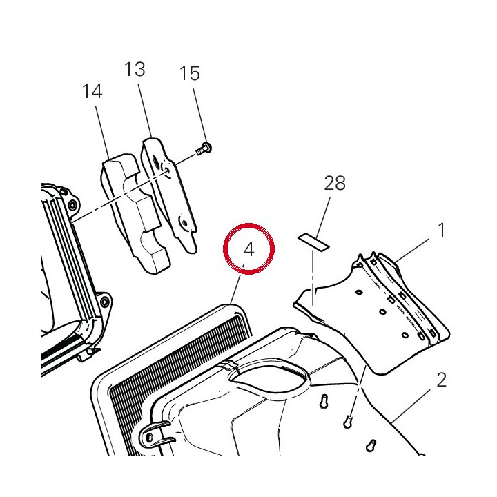 Filtre à air 42610672A — réf. 42610673A | Ducati Store