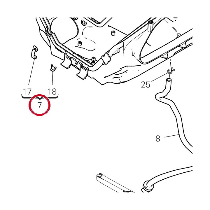 Fondo Air-Box assy V22A — réf. 442PA972B | Ducati Store