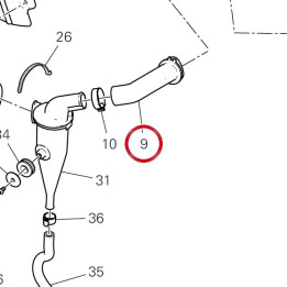 Tuyau Blow-By airbox — réf. 87612931A | Ducati Store