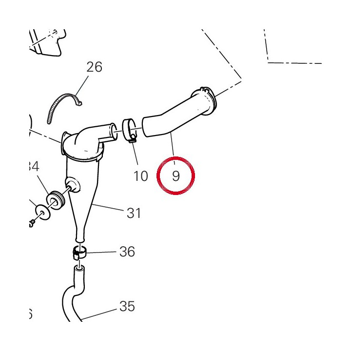 Tuyau Blow-By airbox — réf. 87612931A | Ducati Store