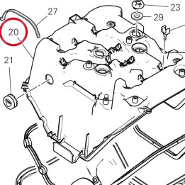 Couvercle airbox supérieur — réf. 4421A961A | Ducati Store
