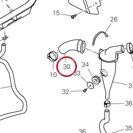 Tuyau Blow-By — réf. 87611472A | Ducati Store