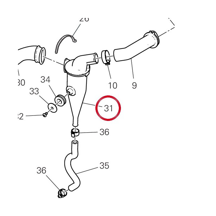 Separateur À cyclone — réf. 585P1281AA | Ducati Store