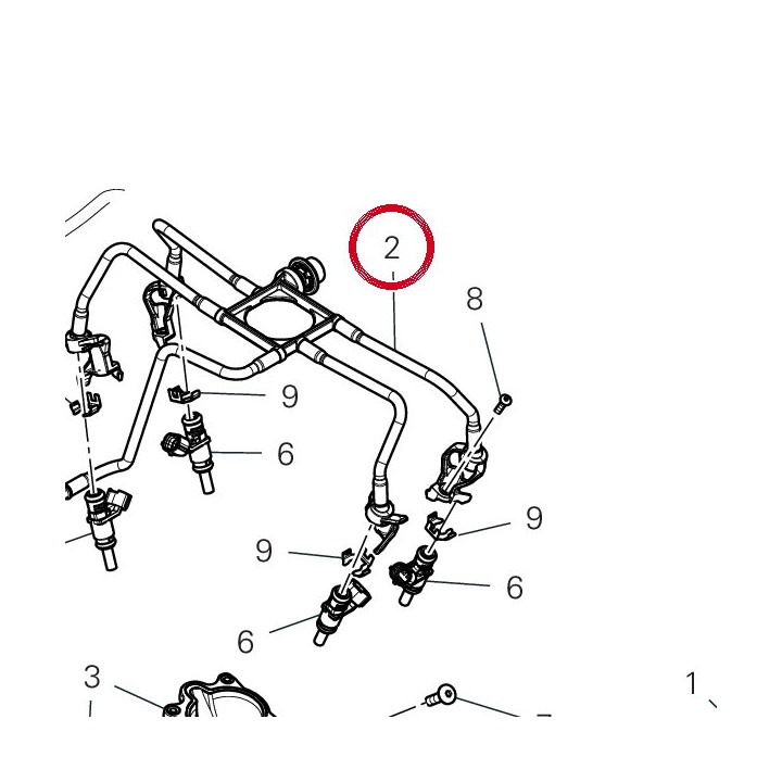 Tour parcours tuyaux — réf. 59029501A | Ducati Store