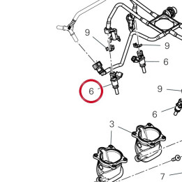 Injector inférieur 28040551B — réf. 28040551B | Ducati Store