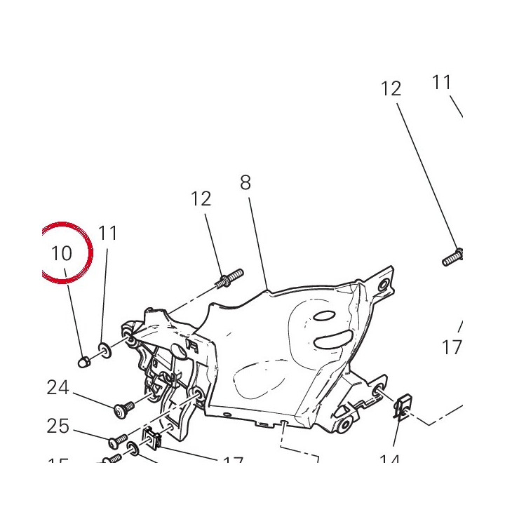 Ecrou 75040141A — réf. 75040141A | Ducati Store