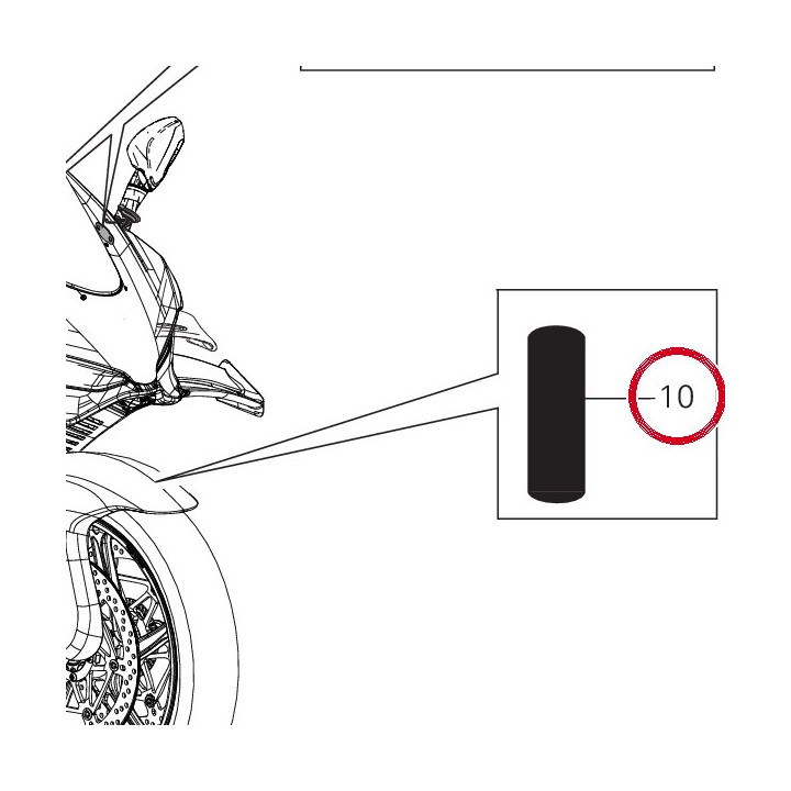 Decalcomanie protection — réf. 4381Q681A | Ducati Store