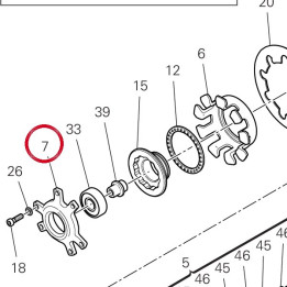 Disque de poussee embrayage — réf. 19410781A | Ducati Store