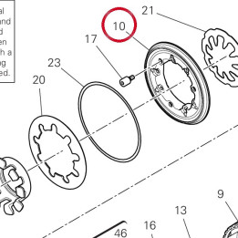Mozzo anteriore 19611131A — réf. 19611131A | Ducati Store