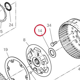 Entretoise 7131D431A — réf. 7131D431A | Ducati Store