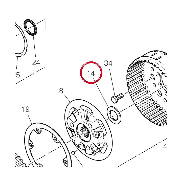 Entretoise 7131D431A — réf. 7131D431A | Ducati Store