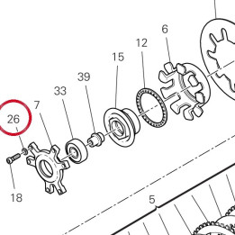 Rondelle dentelee 85214571A — réf. 85214571A | Ducati Store