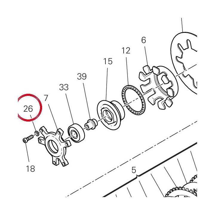 Rondelle dentelee 85214571A — réf. 85214571A | Ducati Store