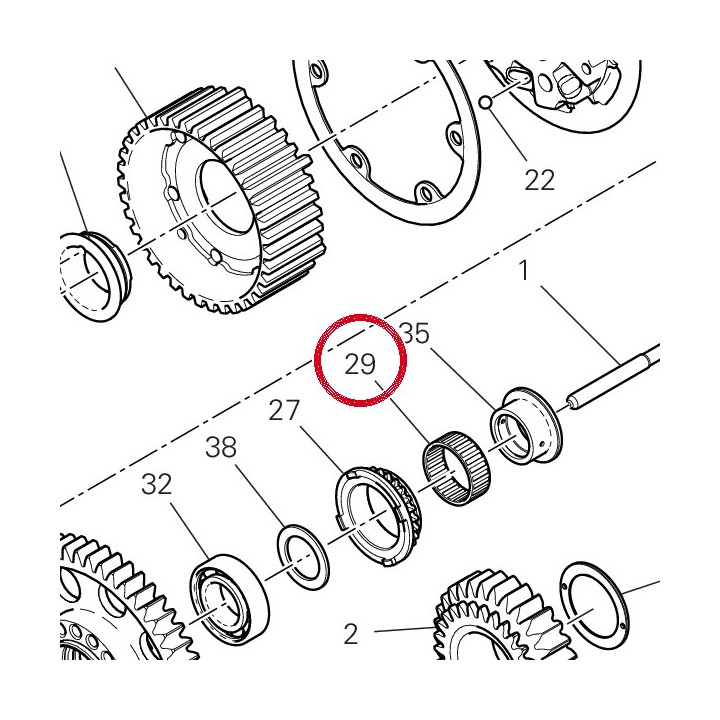 Cage à aiguilles 70140641B — réf. 70140641B | Ducati Store