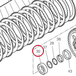 Roulement à billes 70242091B — réf. 70242091B | Ducati Store