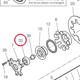 Roulement 70250531A — réf. 70250531A | Ducati Store