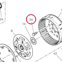 Vis M8X20 706108120 — réf. 706108120 | Ducati Store