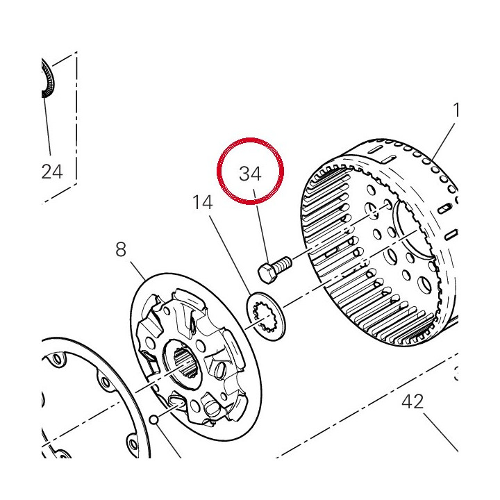 Vis M8X20 706108120 — réf. 706108120 | Ducati Store