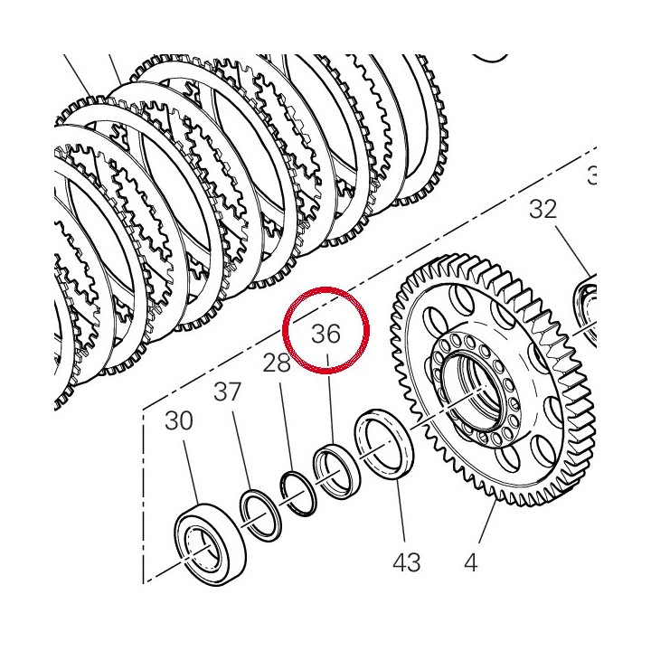 Entretoise 7131D412A — réf. 7131D412A | Ducati Store