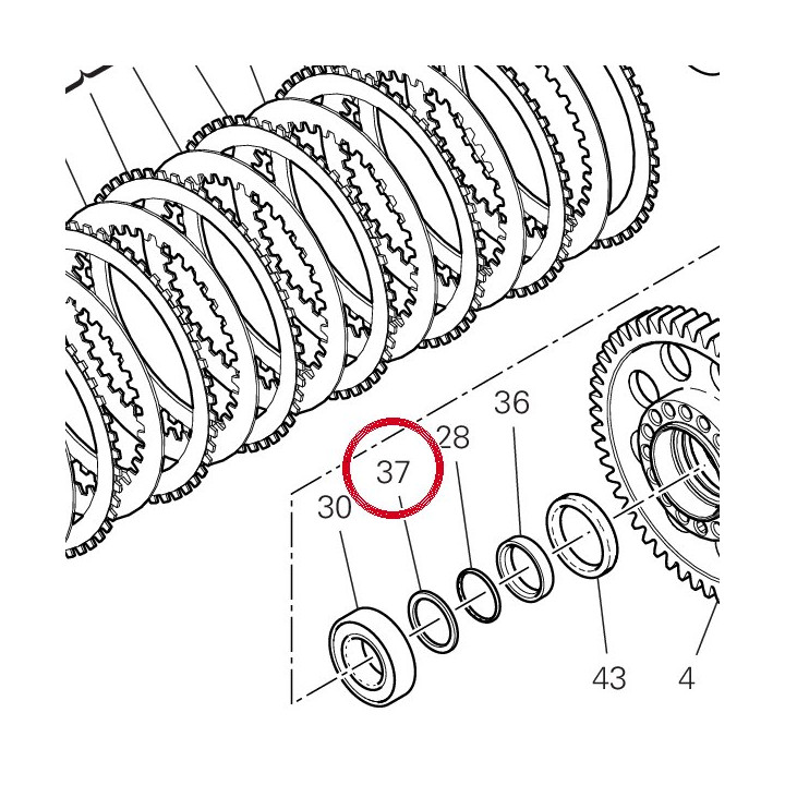 Entretoise 7131D421A — réf. 7131D421A | Ducati Store