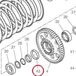Bague etancheite 93042411A — réf. 93042411A | Ducati Store