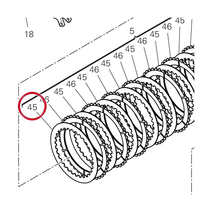 Disque mene epaisseur 1,5 — réf. 19014731A | Ducati Store