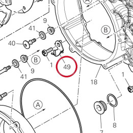 Equerre 8301R912A — réf. 8301R912A | Ducati Store