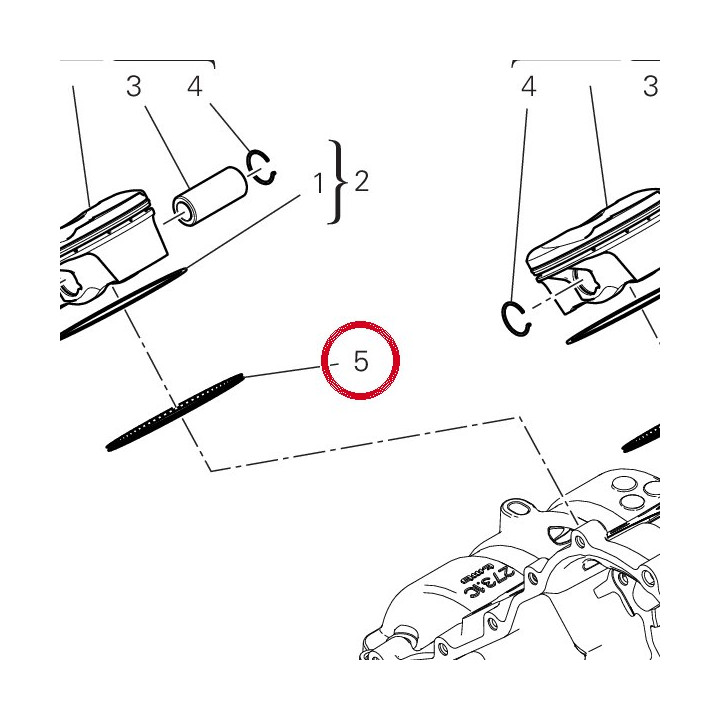 Racleur d' huile 12113952A — réf. 12113952A | Ducati Store