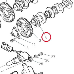 Arbre À cames échappement — réf. 14816841A | Ducati Store