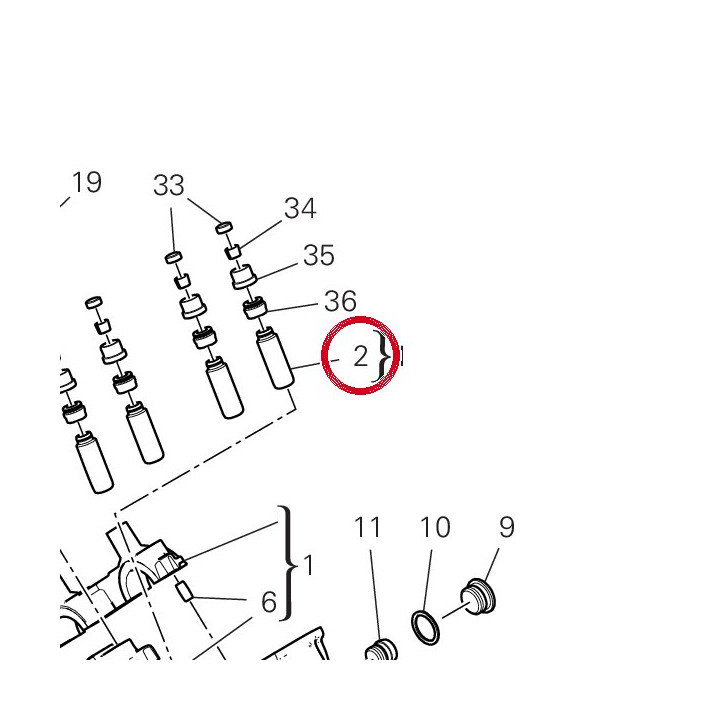 Guide de soupape 303A0741A — réf. 303A0741A | Ducati Store