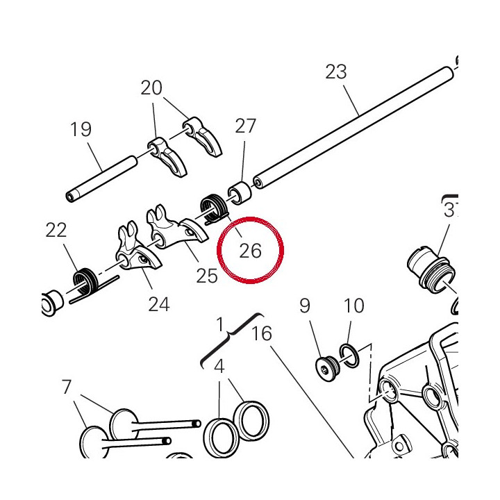 Ressort retour soupape — réf. 79916101D | Ducati Store