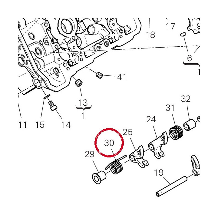 Ressort retour soupape — réf. 79916121C | Ducati Store