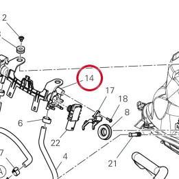 Support sonde pression — réf. 81418362A | Ducati Store
