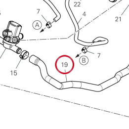 Tuyau air devant 87611611A — réf. 87611611A | Ducati Store